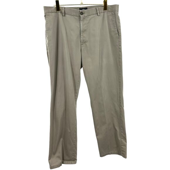 Dockers Men's Casual‎ Flat Front Tan/Khaki Pant 38 x 32 - Picture 1 of 9